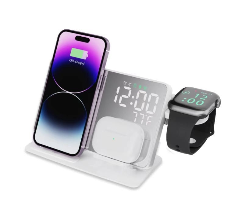 Wireless charger/ Alarm clock thermometer wireless charger