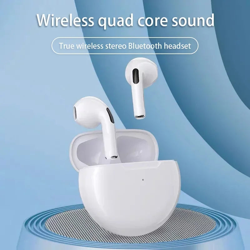 Original Pro6 TWS Wireless Bluetooth Earphones Headphones Mini Fone Earphone