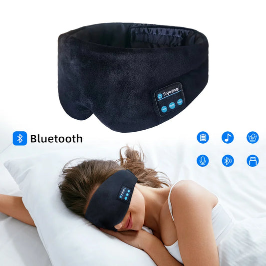 Sleep Mask with Headphones Bluetooth 5.3 Eye Mask Blackout Wireless Music Headset for Sleeping Sleep Better