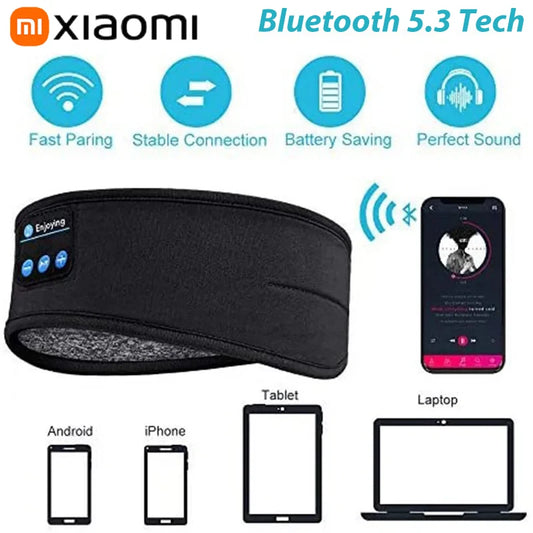 Xiaomi Bluetooth 5.3 Wireless Headset Sleep Aid Music Eye Masks Rechargeable